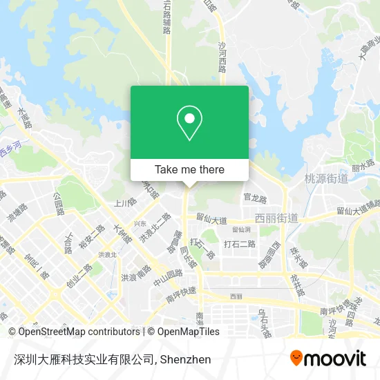 深圳大雁科技实业有限公司 map