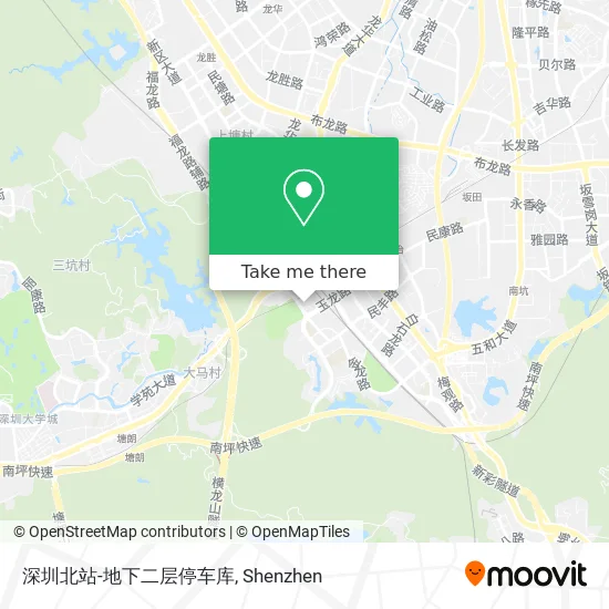深圳北站-地下二层停车库 map