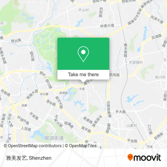 雅美发艺 map