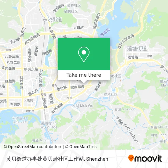黄贝街道办事处黄贝岭社区工作站 map