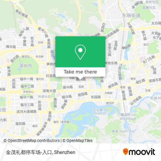 金茂礼都停车场-入口 map