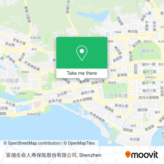 富德生命人寿保险股份有限公司 map