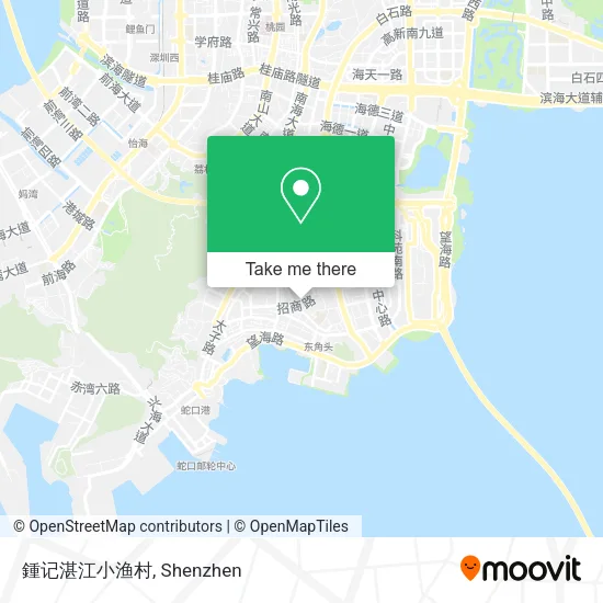 鍾记湛江小渔村 map