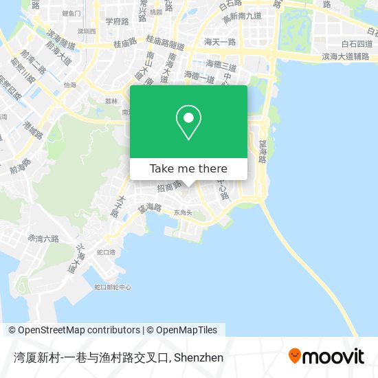湾厦新村-一巷与渔村路交叉口 map