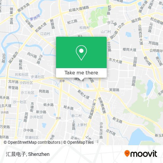 汇晨电子 map