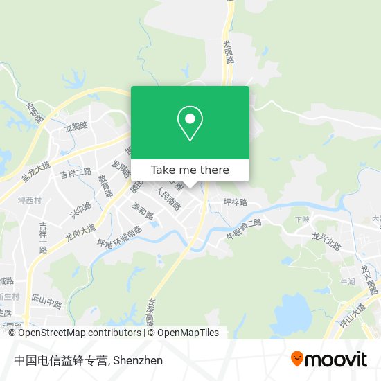 中国电信益锋专营 map