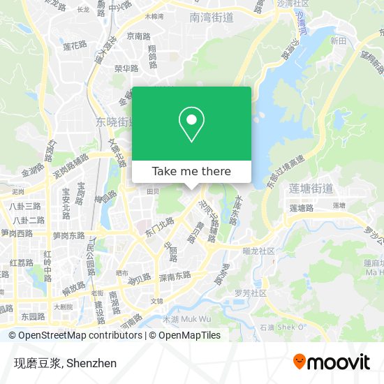 现磨豆浆 map