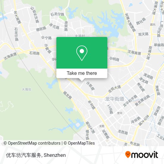 优车坊汽车服务 map