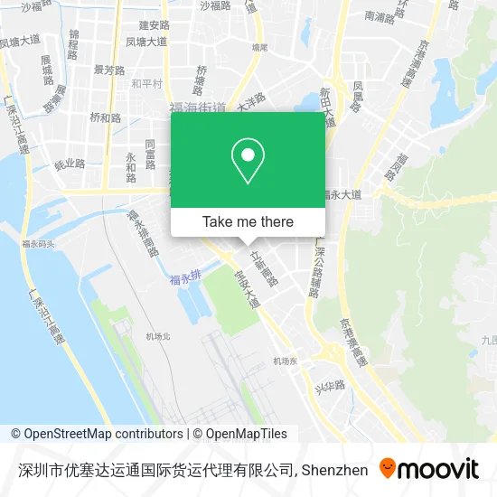深圳市优塞达运通国际货运代理有限公司 map