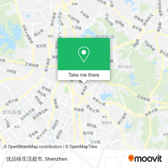 优品味生活超市 map