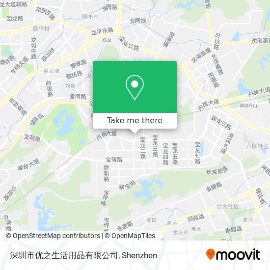 深圳市优之生活用品有限公司 map