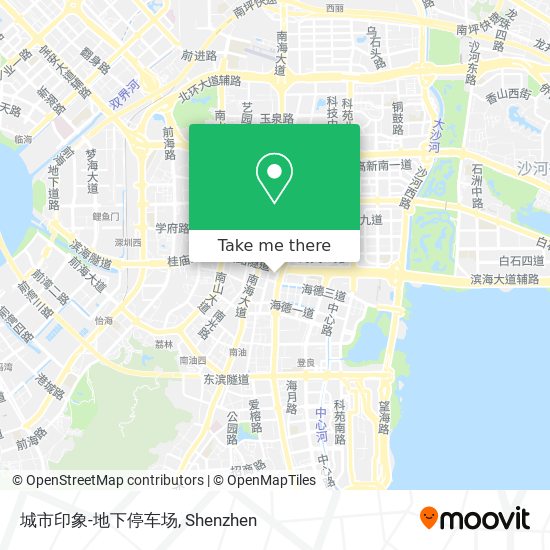 城市印象-地下停车场 map