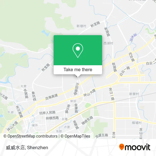 威威水店 map