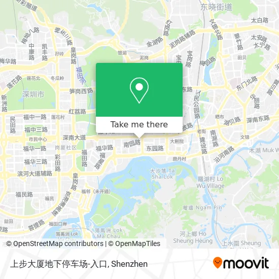 上步大厦地下停车场-入口 map