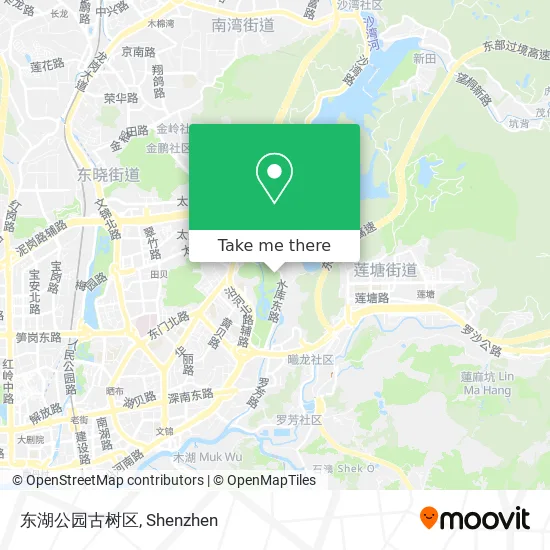 东湖公园古树区 map