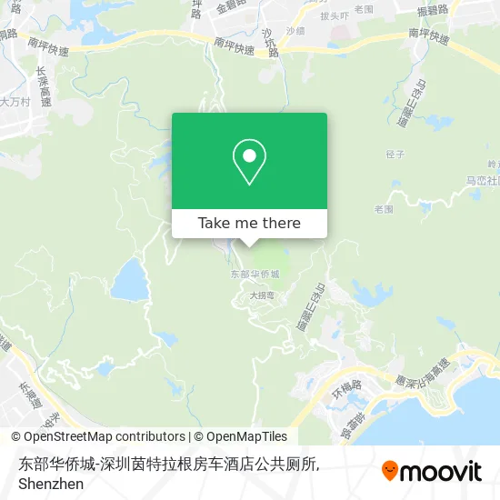 东部华侨城-深圳茵特拉根房车酒店公共厕所 map