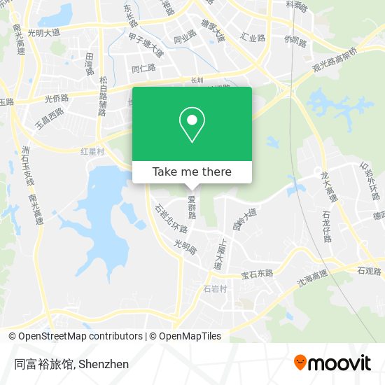 同富裕旅馆 map