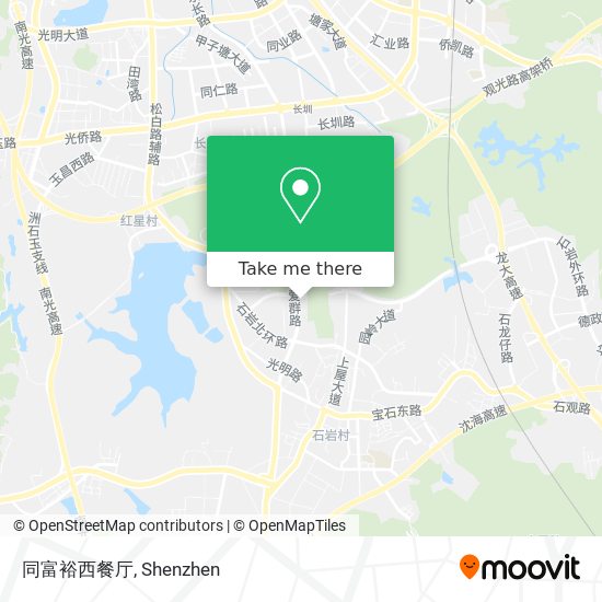 同富裕西餐厅 map