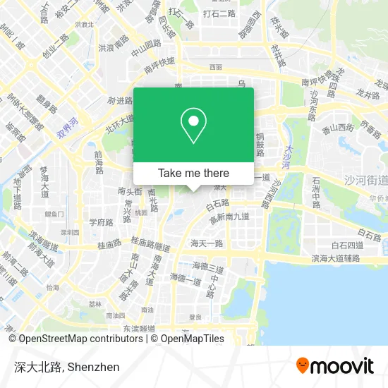 深大北路 map