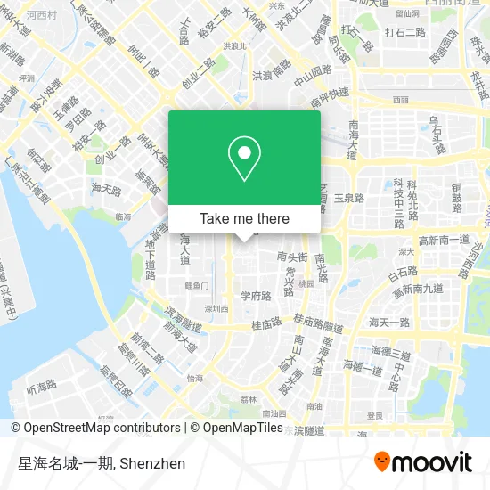 星海名城-一期 map