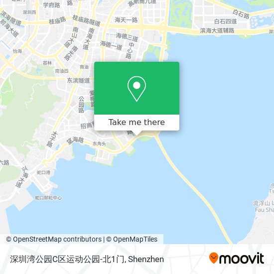 深圳湾公园C区运动公园-北1门 map