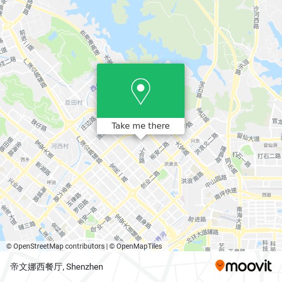 帝文娜西餐厅 map