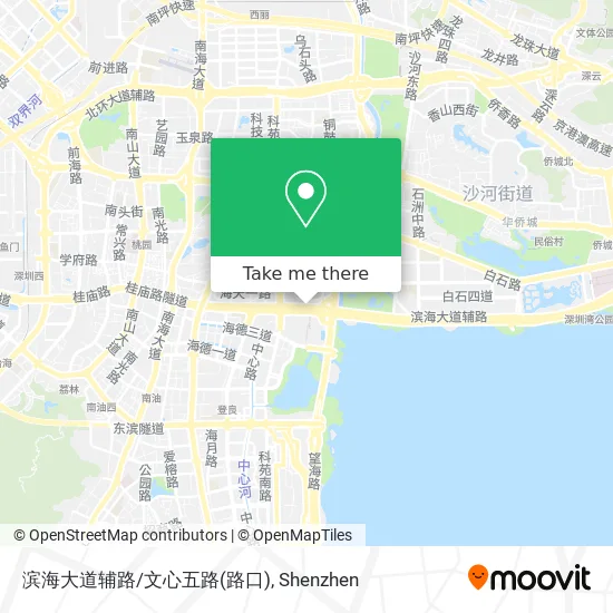 滨海大道辅路/文心五路(路口) map