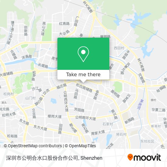 深圳市公明合水口股份合作公司 map