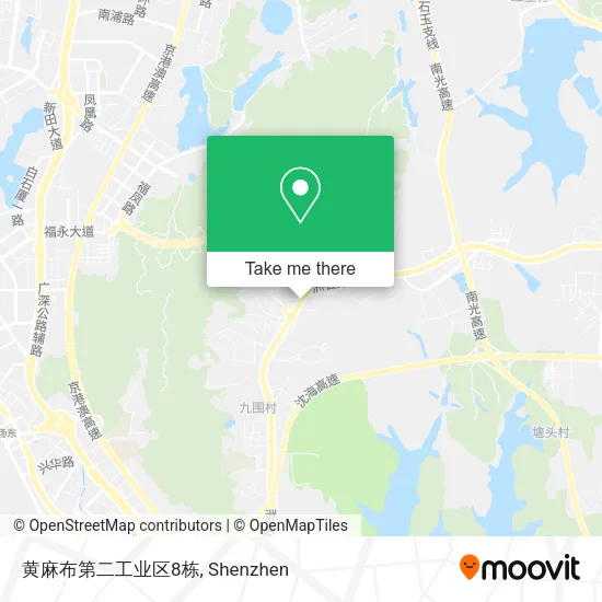 黄麻布第二工业区8栋 map