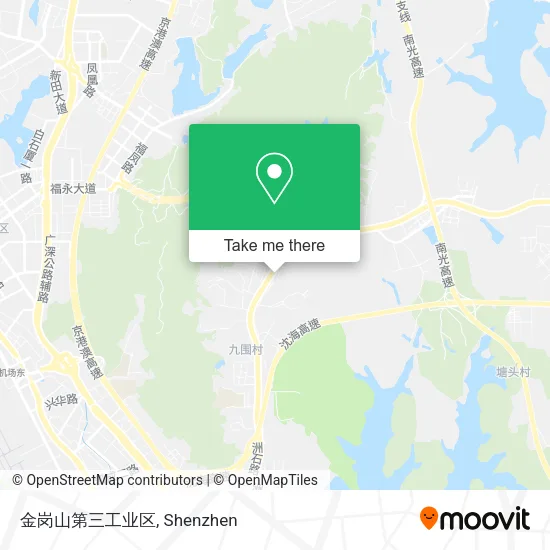 金岗山第三工业区 map