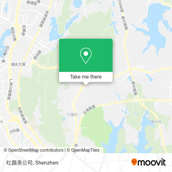 红颜美公司 map