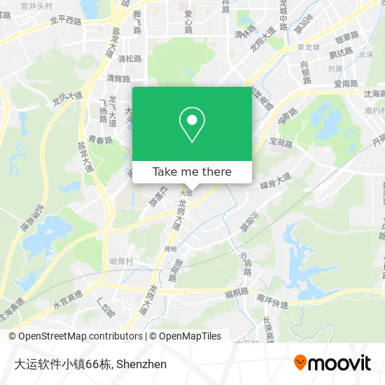 大运软件小镇66栋 map