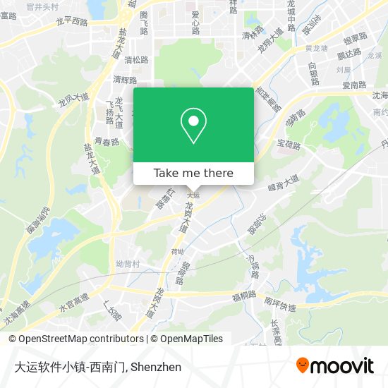 大运软件小镇-西南门 map