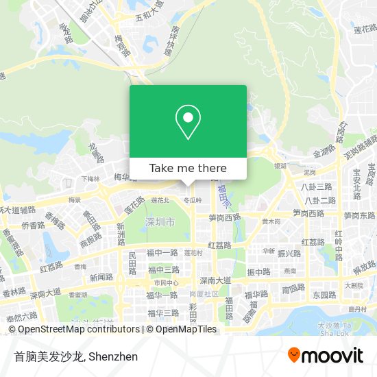 首脑美发沙龙 map