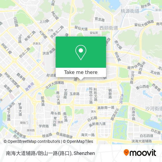 南海大道辅路/朗山一路(路口) map