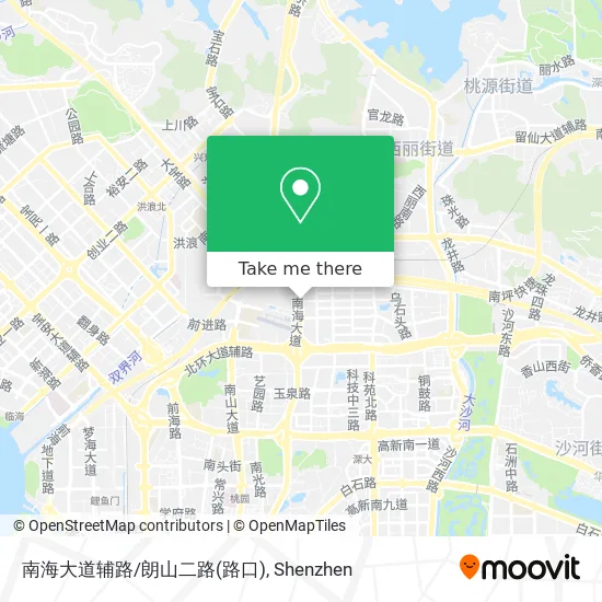 南海大道辅路/朗山二路(路口) map