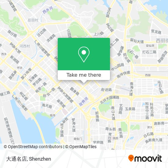 大通名店 map