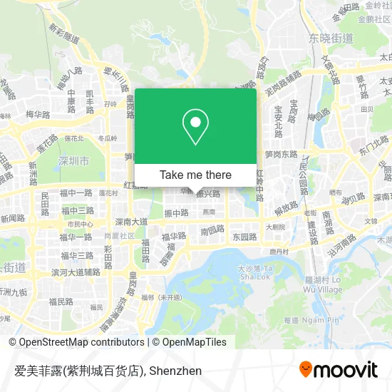 爱美菲露(紫荆城百货店) map