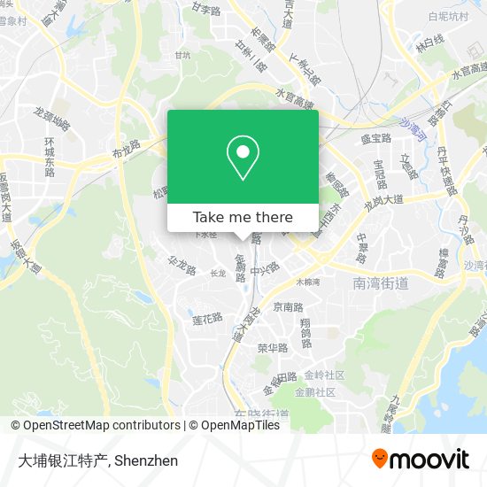 大埔银江特产 map