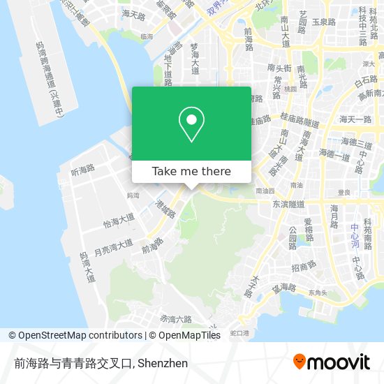前海路与青青路交叉口 map