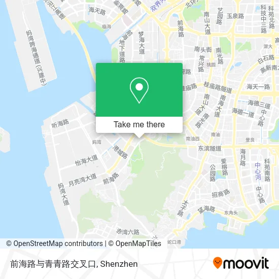 前海路与青青路交叉口 map
