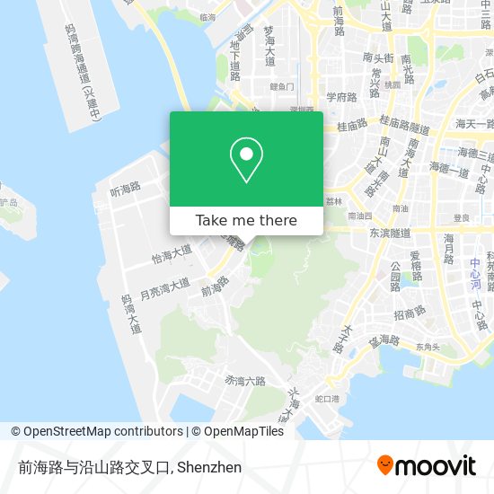 前海路与沿山路交叉口 map