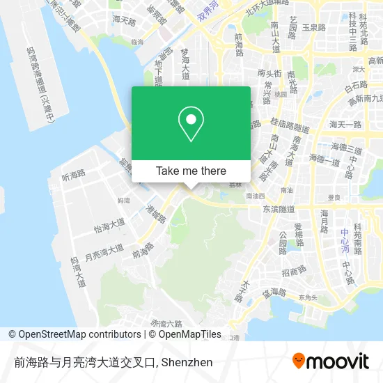 前海路与月亮湾大道交叉口 map