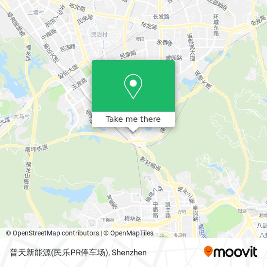 普天新能源(民乐PR停车场) map