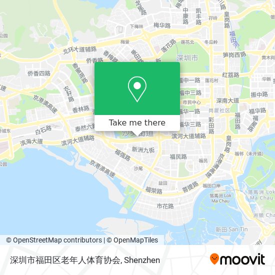 深圳市福田区老年人体育协会 map
