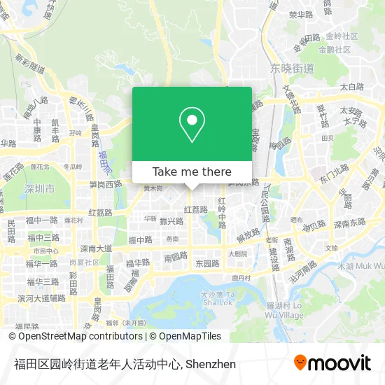福田区园岭街道老年人活动中心 map