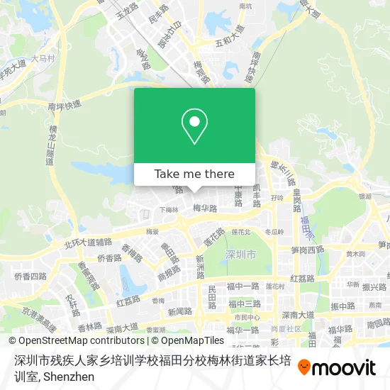 深圳市残疾人家乡培训学校福田分校梅林街道家长培训室 map