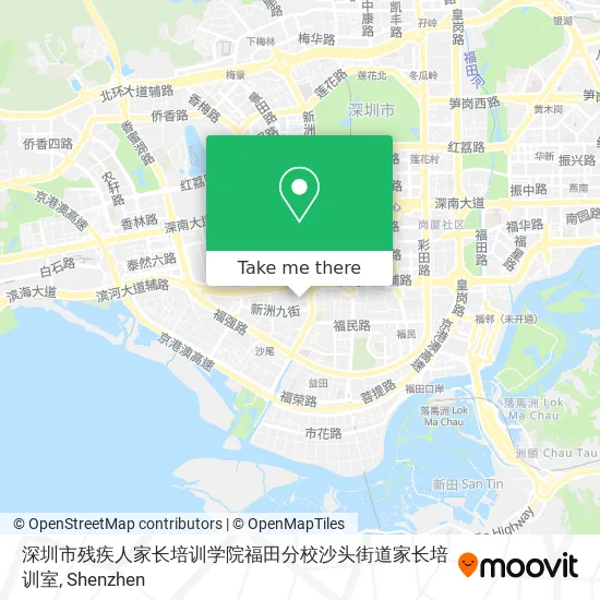 深圳市残疾人家长培训学院福田分校沙头街道家长培训室 map