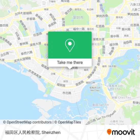 福田区人民检察院 map
