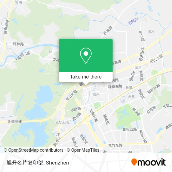 旭升名片复印部 map